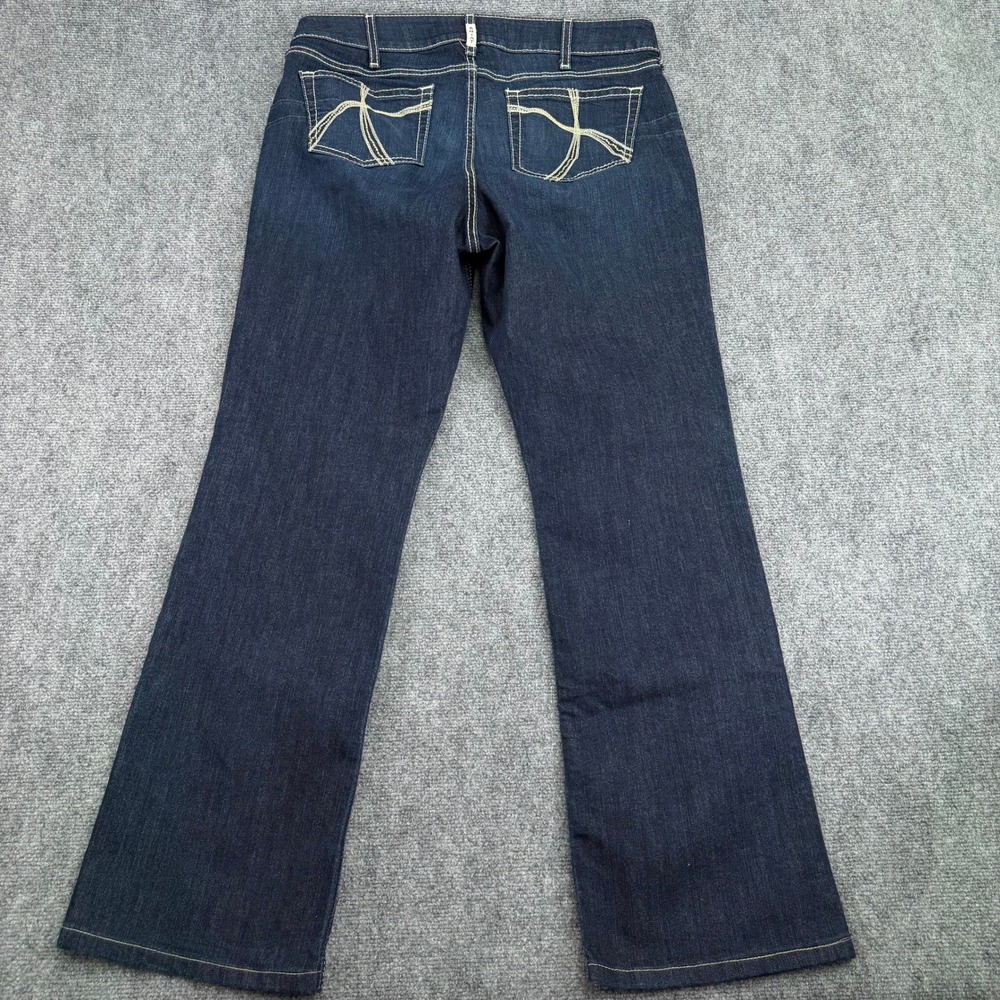 Ariat Real Jeans Women 16WL (Fit 36x31) Blue Contessa Perfect Rise Bootcut Denim - Picture 16 of 16